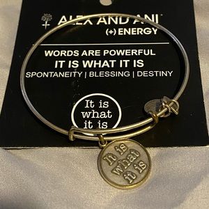 Alex and Ani It is what it is bracelet